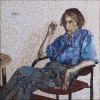 Miteran Clement - Michel Houellebecq (150x150x3)